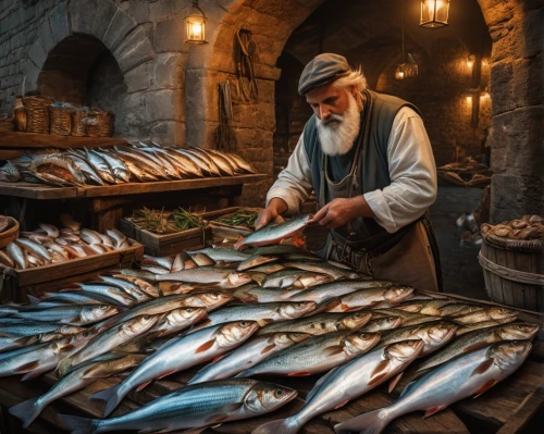 fishmonger,fish market,forage fish,souk madinat jumeirah,smoked fish,fresh fish,sea foods,fish supply,fishermen,fisherman,herring,fish herring,medieval market,sea food,grand bazaar,commercial fishing,sicilian cuisine,salted fish,chioggia,mediterranean diet,Photography,General,Fantasy