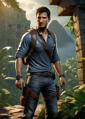 lara,male character,indiana jones,mercenary,cargo pants,gale,adventurer,full hd wallpaper,manly,mountain guide,tarzan,quill,game art,witcher,the wanderer,brawny,game character,el capitan,croft,snake's head,Illustration,Paper based,Paper Based 28