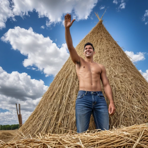 straw roofing,straw bale,straw bales,hay stack,threshing,thatching,straw hut,roofer,gable field,straw harvest,haymaking,hay bale,round straw bales,hay bales,thatch roof,a carpenter,gable,straw field,pile of straw,haystack,Photography,General,Realistic