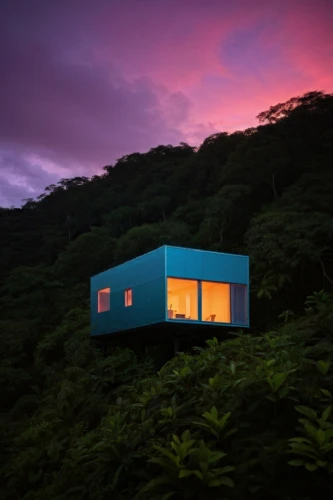 cube house,cubic house,tropical house,cube stilt houses,dunes house,holiday home,frame house,inverted cottage,blue hour,costa rica,house in mountains,lonely house,beach house,modern house,mirror house,modern architecture,stilt house,aqua studio,floating huts,small house