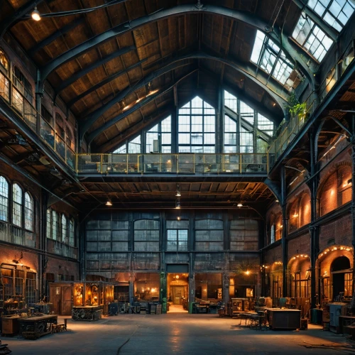 industrial hall,factory hall,locomotive roundhouse,the bavarian railway museum,freight depot,warehouse,locomotive shed,abandoned factory,old factory,loft,castle iron market,empty factory,treasure hall,factories,foundry,abandoned train station,the museum,old factory building,the boiler room,train depot,Photography,General,Fantasy