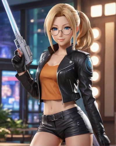 kotobukiya,tracer,girl with gun,girl with a gun,cg artwork,heavy object,harley,holding a gun,honmei choco,game figure,3d figure,anime 3d,sega,symetra,actionfigure,rifle,pubg mascot,action figure,ken,3d model,Illustration,Japanese style,Japanese Style 01