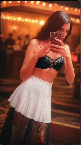 see-through clothing,cocktail dress,rosa ' amber cover,vegas,edit icon,retro woman,cd cover,social,women's clothing,party dress,las vegas entertainer,mirror,life stage icon,belly dance,dress,dress to the floor,neo-burlesque,in the mirror,skirt,retro girl