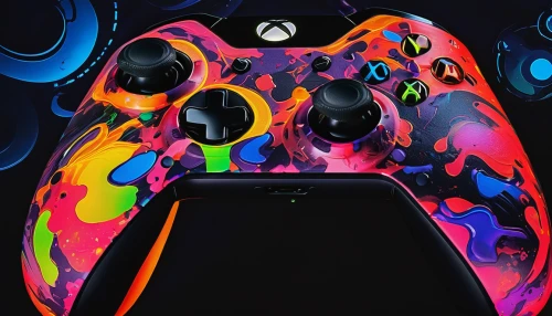 controller,controller jay,xbox wireless controller,controllers,splatter,paint splatter,abstract multicolor,game controller,microsoft xbox,android tv game controller,nebula 3,intense colours,colorful,graffiti splatter,multi color,multi-color,rainbow pattern,gamepad,nebula,xbox one,Conceptual Art,Oil color,Oil Color 20