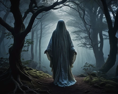 cloak,the dark hedges,druids,priestess,hooded man,the enchantress,sleepwalker,the night of kupala,fantasy picture,dance of death,grimm reaper,the mystical path,rusalka,wraith,the witch,haunted forest,sorceress,elven forest,shamanic,shamanism,Photography,Documentary Photography,Documentary Photography 09