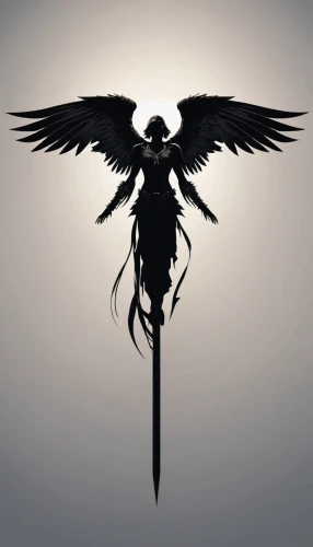 dark angel,weathervane design,eagle silhouette,black angel,angel of death,silhouette art,female silhouette,archangel,fallen angel,the archangel,winged heart,angelology,garuda,harpy,angels of the apocalypse,crow in silhouette,dark-type,black raven,black crow,art silhouette,Photography,General,Realistic