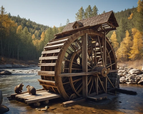 water wheel,water mill,wind powered water pump,old mill,bucket wheel excavator,wooden cable reel,dutch mill,bucket wheel excavators,potter's wheel,old wooden wheel,wooden wheel,flour mill,salt mill,wooden construction,post mill,iron wheels,water pump,mill,wagon wheel,log cart,Photography,Documentary Photography,Documentary Photography 04