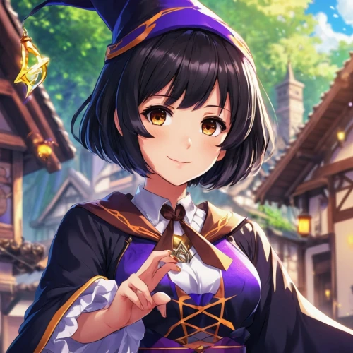 meteora,honmei choco,maya,monsoon banner,erika,wiz,ganai,portrait background,witch's hat icon,vanessa (butterfly),koto,swordswoman,kinara,fuki,mukimono,nico,yuzu,sanya,japanese sakura background,euphonium,Illustration,Japanese style,Japanese Style 03