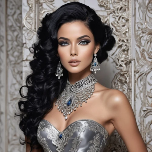 bridal jewelry,bridal accessory,persian,miss vietnam,arab,jasmine,eurasian,jewellery,east indian,arabian,realdoll,jasmine blue,indian bride,bridal clothing,diamond jewelry,miss circassian,evening dress,romantic look,middle eastern,beautiful woman,Photography,Fashion Photography,Fashion Photography 04