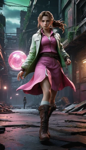 scarlet witch,sci fiction illustration,rosa 'the fairy,rosa ' the fairy,digital compositing,girl with speech bubble,nora,cg artwork,female doctor,the enchantress,pink quill,action-adventure game,callisto,sorceress,dodge warlock,concept art,world digital painting,magenta,super heroine,wanda,Illustration,Realistic Fantasy,Realistic Fantasy 15