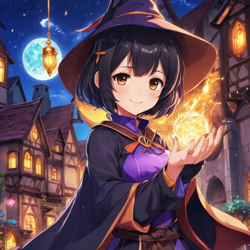 halloween banner,witch's hat icon,halloween witch,witch ban,halloween background,halloween wallpaper,witch,witch hat,witch's hat,witch broom,celebration of witches,trick or treat,trick-or-treat,magical,halloween icons,witches,halloween poster,halloween illustration,wizard,mage,Illustration,Japanese style,Japanese Style 03