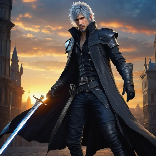 swordsman,male character,cg artwork,full hd wallpaper,corvin,massively multiplayer online role-playing game,heroic fantasy,hamelin,male elf,imperial coat,cloud,outer,figure of justice,luka,king sword,game character,blade,alexander,kado,smouldering torches,Conceptual Art,Daily,Daily 22