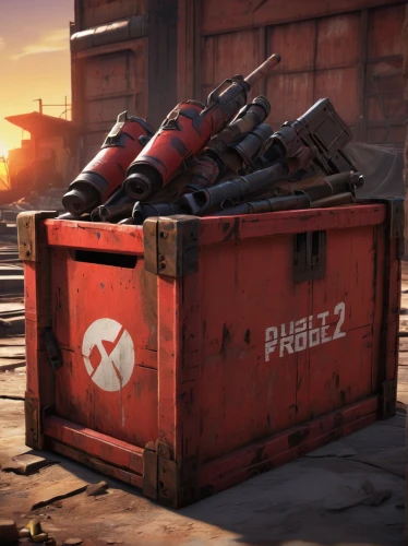 courier box,waste container,chemical container,toolbox,ammunition box,cargo containers,containers,rubble,waste containment,scrapyard,scrap dealer,scrap loading,recycling bin,crate,caboose,shipment,container,stacked containers,metal container,trash dump,Illustration,Realistic Fantasy,Realistic Fantasy 06