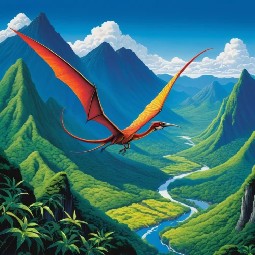 pterosaur,pterodactyls,quetzal,macaws of south america,pterodactyl,macaws,painted dragon,dragon of earth,charizard,tropical bird climber,guatemalan quetzal,elves flight,gryphon,hang glider,bird kingdom,gonepteryx cleopatra,dinosaruio,dragon,scarlet macaw,dominica,Illustration,Japanese style,Japanese Style 20