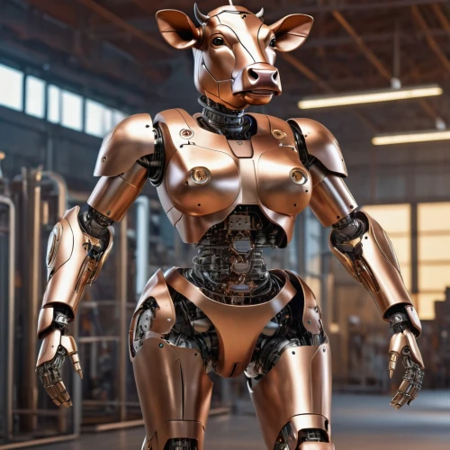 armored animal,working animal,war machine,minotaur,cyborg,robot,military robot,steel man,robotics,robotic,soft robot,robot combat,exoskeleton,industrial robot,cow,artificial intelligence,cybernetics,chat bot,district 9,bot