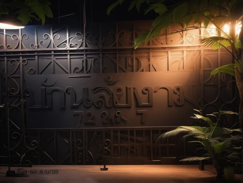 decorative letters,illuminated advertising,3d render,render,chiang mai,drinking establishment,iron door,unique bar,wooden signboard,lettering,iron gate,3d rendering,play escape game live and win,boutique hotel,bahian cuisine,live escape game,drawing with light,cinema 4d,fine dining restaurant,garden door,Photography,General,Realistic