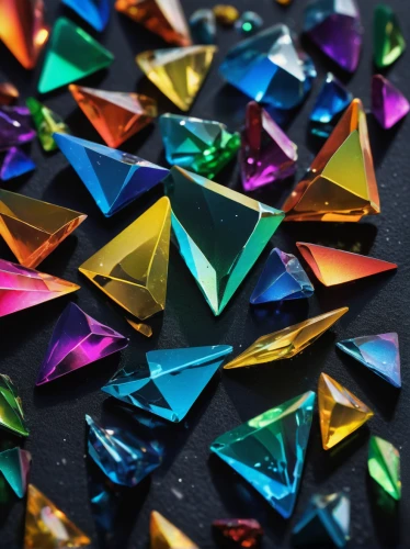 colorful foil background,faceted diamond,origami paper,triangles background,colored pins,origami paper plane,shards,prism,colored stones,gemstones,crystals,colorful glass,prismatic,colorful star scatters,ethereum logo,diamond wallpaper,diamond background,origami,facets,colorful stars,Photography,Documentary Photography,Documentary Photography 15