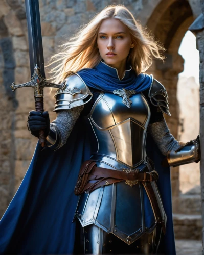 female warrior,joan of arc,swordswoman,strong women,heroic fantasy,strong woman,warrior woman,fantasy woman,winterblueher,breastplate,woman power,nordic,paladin,woman strong,fantasy warrior,eufiliya,morbier,blonde woman,norse,cosplay image,Photography,Documentary Photography,Documentary Photography 21