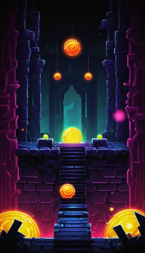 chasm,dungeon,halloween background,game illustration,retro background,retro halloween,80's design,neon ghosts,game art,halloween border,mobile video game vector background,dungeons,halloween wallpaper,fantasy city,ancient city,dusk background,ruin,space port,diwali wallpaper,temple fade,Art,Artistic Painting,Artistic Painting 27