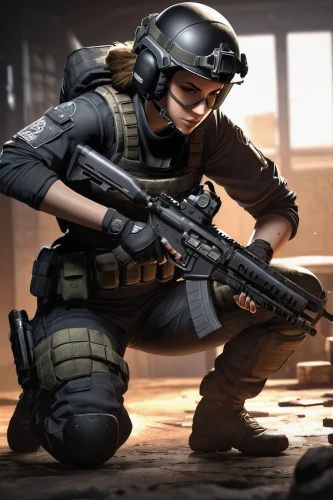 operator,combat medic,swat,raven rook,girl with gun,m4a1 carbine,grenadier,drone operator,fuze,vigil,mercenary,nikita,game illustration,woman holding gun,bandit,snezka,submachine gun,girl with a gun,combat pistol shooting,carbine,Illustration,American Style,American Style 13