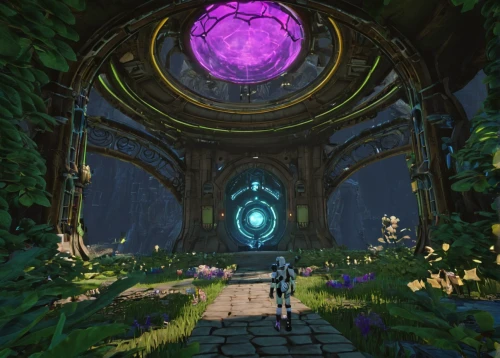 portal,dandelion hall,lantern,hall of the fallen,druid grove,fairy village,frame flora,the garden,illuminated lantern,portals,lotus stone,fairy house,mausoleum ruins,terrarium,vault,labyrinth,flora abstract scrolls,kadala,fairy world,wishing well,Illustration,Realistic Fantasy,Realistic Fantasy 02