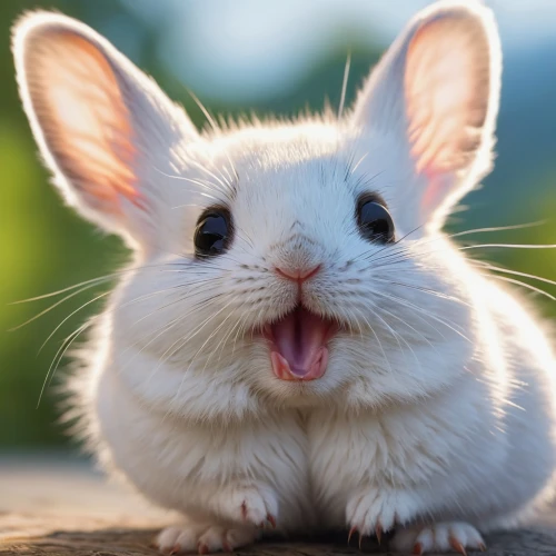 chinchilla,hamster,jerboa,gerbil,cute animal,bunny smiley,white bunny,no ear bunny,white footed mouse,european rabbit,long-eared,domestic rabbit,baby rabbit,lepus europaeus,degu,grasshopper mouse,cute animals,lop eared,dwarf rabbit,guineapig,Photography,General,Natural