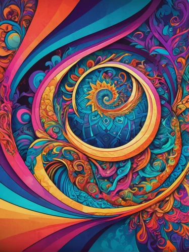 colorful spiral,spiral background,swirls,spirals,psychedelic art,time spiral,colorful foil background,fractals art,mandala background,apophysis,paisley digital background,fractal art,spiral,spiral pattern,spiralling,abstract backgrounds,coral swirl,swirling,curlicue,flora abstract scrolls,Illustration,Realistic Fantasy,Realistic Fantasy 39