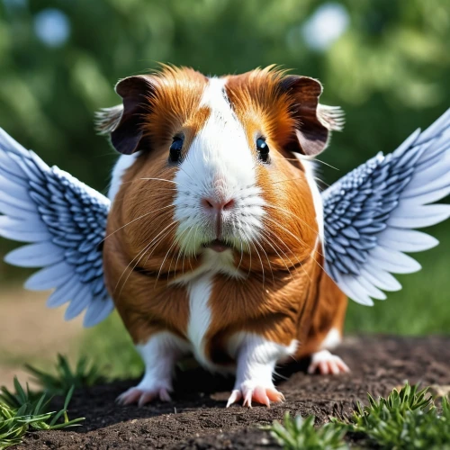 guinea pig,guineapig,guinea pigs,mini pig,knuffig,kawaii pig,pot-bellied pig,whimsical animals,animals play dress-up,gerbil,cute animal,hamster,animal photography,anthropomorphized animals,cavy,piggybank,small animal,schleich,pig,gold agouti,Photography,General,Realistic