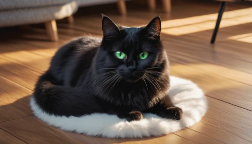 domestic long-haired cat,norwegian forest cat,black cat,pet black,jiji the cat,cat bed,cat's eyes,cat vector,cat furniture,green eyes,golden eyes,seat cushion,cat eyes,british longhair cat,hollyleaf cherry,cat image,rug,loki,floor lamp,chartreux,Unique,3D,Isometric