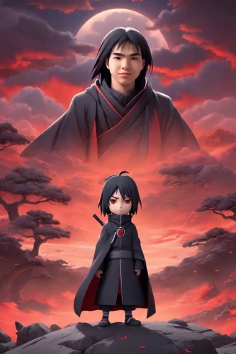 vax figure,mulan,nori,sōjutsu,ninjago,iaijutsu,cartoon ninja,haunebu,shinigami,father and son,jujutsu,naruto,cg artwork,ninjutsu,kai ken,the father of the child,kenjutsu,kai-lan,justice scale,cgi,Digital Art,3D