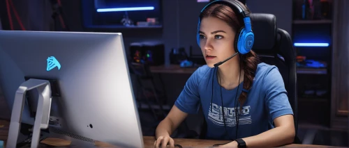 girl at the computer,girl studying,wireless headset,headset profile,headset,digital compositing,3d rendering,lan,3d rendered,headsets,night administrator,distance-learning,3d render,visual effect lighting,render,editing,distance learning,gamer,anime 3d,world digital painting,Illustration,Realistic Fantasy,Realistic Fantasy 36