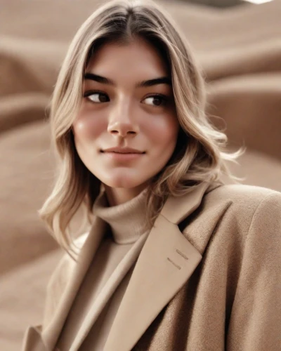 french silk,neutral color,safari,khaki,admer dune,fur,model beauty,valentino,vicuña,natural color,angel face,fashion vector,autumn icon,girl on the dune,suede,desert background,sepia,portrait background,beige,vogue,Photography,Natural