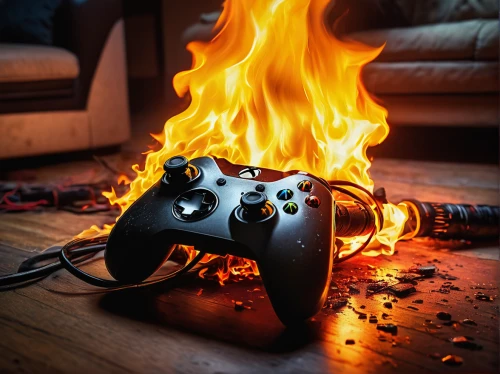 fire background,android tv game controller,games console,gaming console,triggers for forest fire,burnout fire,combustion,gamepad,burning house,fire devil,controller,video game console,xbox accessory,game controller,wood fire,video game controller,ground fire,home game console accessory,video game console console,fire logo,Conceptual Art,Oil color,Oil Color 11