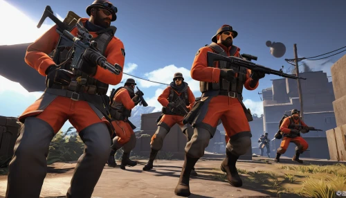 grenadier,rust-orange,cossacks,free fire,orange robes,bandit theft,scout,traffic cones,assassins,red army rifleman,federal army,patrols,infantry,high-visibility clothing,medic,spy,civil defense,pathfinders,kangaroo mob,soldiers,Conceptual Art,Daily,Daily 05