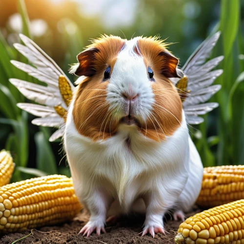 guinea pig,guineapig,guinea pigs,animals play dress-up,mini pig,gerbil,cavy,animal photography,hamster,pot-bellied pig,cute animal,gold agouti,whimsical animals,animal portrait,knuffig,corn salad,pepino,small animal food,pet vitamins & supplements,anthropomorphized animals,Photography,General,Realistic