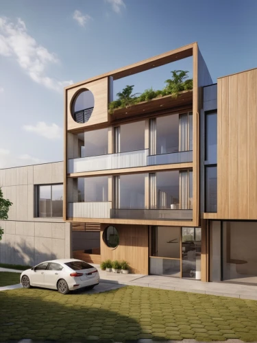 modern house,3d rendering,modern architecture,wooden facade,eco-construction,smart house,timber house,cubic house,housebuilding,wooden house,new housing development,smart home,dunes house,render,residential house,prefabricated buildings,archidaily,appartment building,modern building,garden design sydney,Photography,General,Realistic