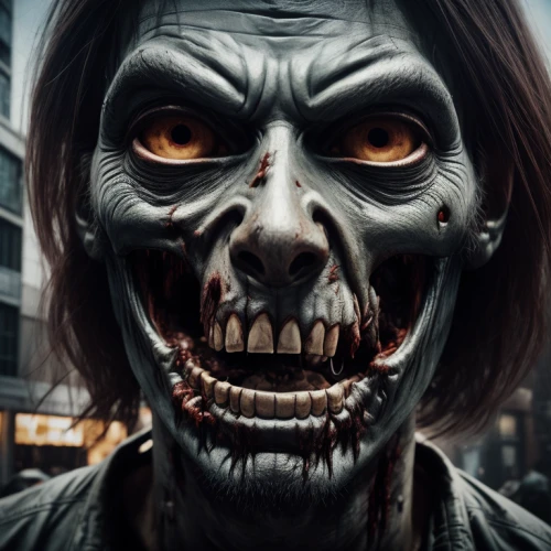 scary woman,zombie,walking dead,the walking dead,thewalkingdead,days of the dead,male mask killer,skull mask,ffp2 mask,walkers,walker,day of the dead frame,evil woman,hag,woman face,scull,zombies,halloween masks,ghoul,two face