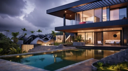 tropical house,modern house,holiday villa,luxury property,beautiful home,pool house,modern architecture,luxury home,bali,seminyak,dunes house,landscape design sydney,smart home,uluwatu,landscape designers sydney,roof landscape,luxury home interior,3d rendering,private house,cube stilt houses