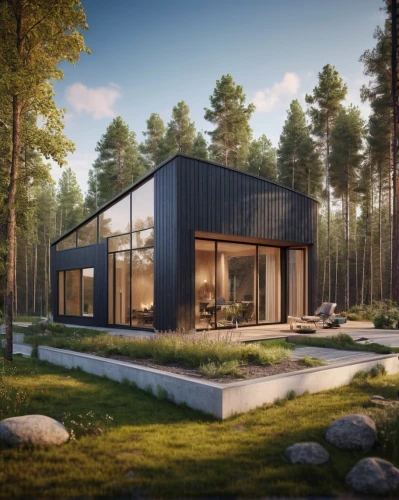 inverted cottage,timber house,cubic house,small cabin,house in the forest,3d rendering,prefabricated buildings,modern house,danish house,scandinavian style,eco-construction,the cabin in the mountains,render,wooden house,modern architecture,frame house,cube house,summer house,smart home,dunes house,Photography,General,Commercial