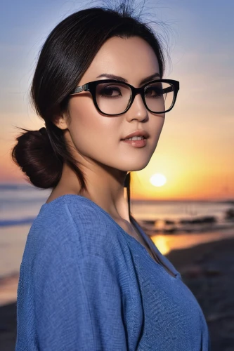 reading glasses,with glasses,vision care,asian woman,silver framed glasses,portrait background,vietnamese woman,indonesian women,eye glass accessory,portrait photographers,glasses,eyeglasses,beach background,librarian,lace round frames,eye glasses,cosmetic dentistry,spectacles,portrait photography,myopia,Photography,General,Realistic