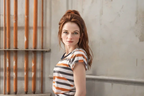 striped background,pregnant woman icon,concrete background,horizontal stripes,portrait background,pregnant woman,pregnant girl,redhead doll,fetus ribs,girl on the stairs,female model,photo session in torn clothes,young model istanbul,spiral background,clary,redheads,stripes,clementine,redheaded,beautiful woman,Photography,Realistic