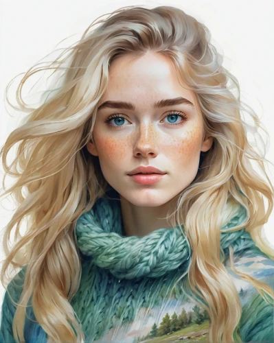 fantasy portrait,world digital painting,digital painting,girl portrait,elsa,blonde woman,portrait background,blond girl,mystical portrait of a girl,digital art,natural color,blonde girl,portrait of a girl,illustrator,girl drawing,photo painting,painting technique,fashion vector,young woman,oil painting