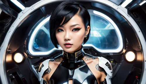 cybernetics,scifi,shepard,cyber,sci fiction illustration,sci fi,cyborg,cyberspace,eve,sidonia,biomechanical,asian vision,sci-fi,sci - fi,operator,robot icon,humanoid,hong,vector girl,asian woman