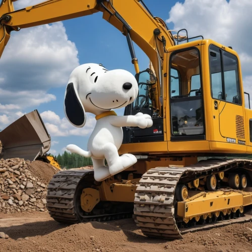 snoopy,heavy machinery,dig,michelin,wooser,heavy construction,working dog,digging equipment,dog toys,pubg mascot,heavy equipment,toy dog,bulldozer,dog toy,demolition,to dig,digger,smaland hound,dozer,destroy