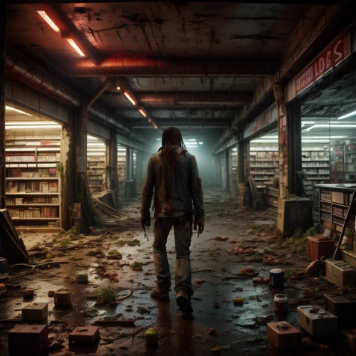 bookstore,bookshop,book store,shopkeeper,bookselling,game art,the books,adventure game,action-adventure game,books,convenience store,warehouseman,books pile,digital compositing,store,blind alley,warehouse,croft,readers,post apocalyptic