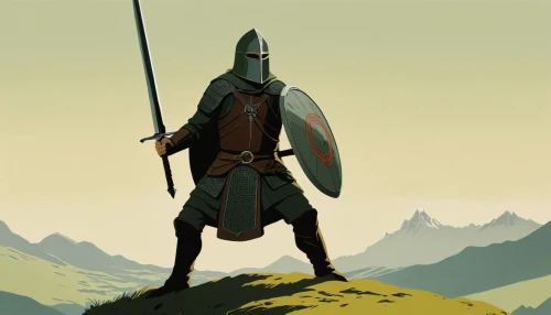 lone warrior,the wanderer,knight,knight armor,patrol,king arthur,swordsman,knight tent,aa,crusader,hooded man,roman soldier,cleanup,patrols,man silhouette,paladin,wanderer,mountain guide,samurai,defender,Illustration,Japanese style,Japanese Style 08