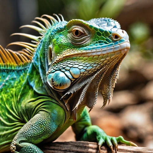 green iguana,ring-tailed iguana,eastern water dragon lizard,green crested lizard,european green lizard,iguana,eastern water dragon,green lizard,chinese water dragon,collared lizard,emerald lizard,furcifer pardalis,dragon lizard,beautiful chameleon,iguanas,common chameleon,caiman lizard,desert iguana,panther chameleon,common collared lizard,Photography,General,Realistic