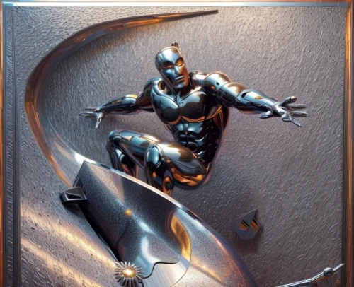 bronze sculpture,bronze,silver surfer,steel sculpture,aquaman,allies sculpture,triton,metal embossing,metal figure,tears bronze,bronze wall,figure of paragliding,copper frame,bronze figure,merman,eros statue,trophy,honor award,hercules winner,marvel figurine