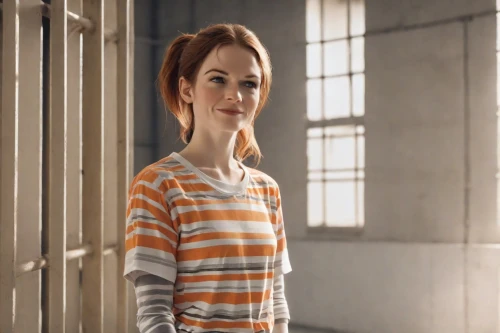 horizontal stripes,katniss,clary,long-sleeved t-shirt,prisoner,maci,sweater,sweatshirt,pajamas,knitwear,liberty cotton,stripes,nora,mary jane,orange robes,orange,prison,daisy,clementine,baby carrot,Photography,Natural