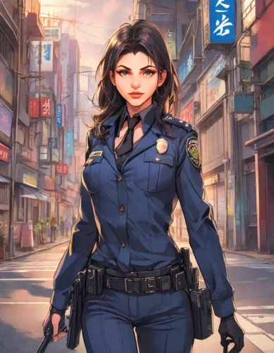 policewoman,officer,police officer,police uniforms,policia,policeman,police,cops,criminal police,traffic cop,hong,garda,hk,nypd,police force,cop,police work,police hat,honmei choco,law enforcement,Digital Art,Anime